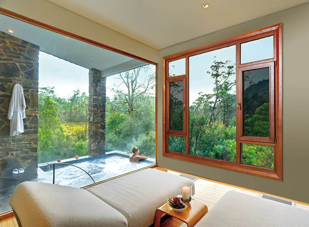 Aluminum Insulated Window Screen Integrated With Inner Sliding Window